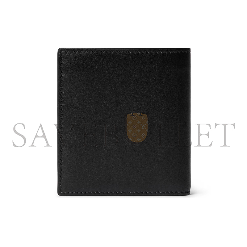 Gvc*1 gg emblem bi-fold embossed wallet 818949 (20*10cm)